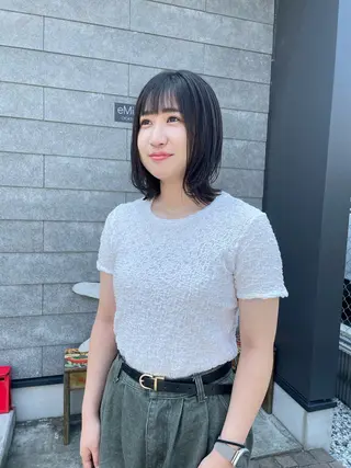 ミディアム 🌈HAPPYになる hair🌈ユウカのヘアスタイル