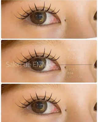 マツエク・マツパ EMMA plus．のマツエク・マツパデザイン