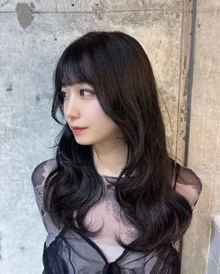 ロング カラー ヘアアレンジ 韓国/ワンホン/新宿 /Rumiのヘアスタイル