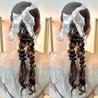 ロング ヘアアレンジ ヘアメ🎀推しカラー 🥣横浜/しほ🧸のその他イメージ