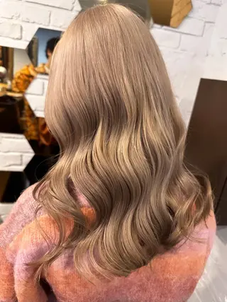 ロング カラー ヘアアレンジ 髪質改善/レイヤー ダブルカラー塚本耀のヘアスタイル