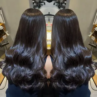 ロング カラー ラフィスヘアードープ所属・👑髪質改善wカラー /ハイトーン/アユカのヘアスタイル