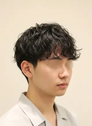 ショート カラー メンズ 大人メンズパーマ /石川瑠青のヘアスタイル