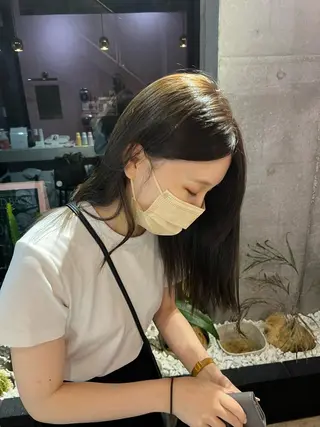 カラー 艶感透明感カラー🤍 hinaのヘアスタイル