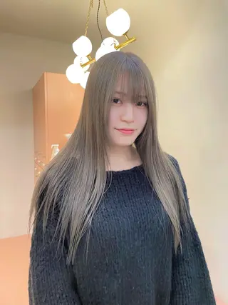 ロング カラー ハイトーン/レイヤー カット/harukaのヘアスタイル