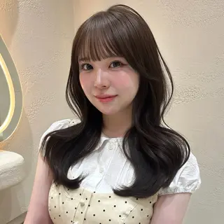 ロング カラー 柔らかいガーリーヘア 🎀Mahiroのヘアスタイル