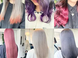 ミディアム W_SALON ［触れたくなる艶髪］のヘアスタイル