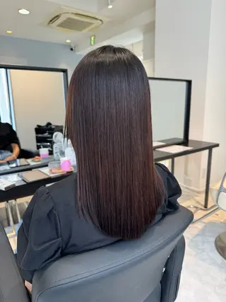 セミロング ORL’MENT所属・髪質改善ストレート オルメントのヘアスタイル