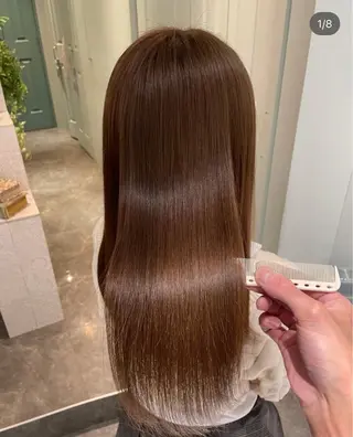 ロング カラー 橋本 りくのヘアスタイル