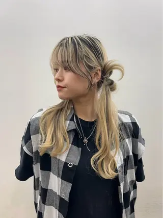 ロング MiRI💜地毛級 エクステ✖似合わせ技のヘアスタイル