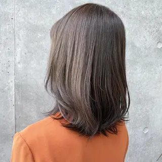 セミロング ❣️髪質改善特化❣️ カモアオイのヘアスタイル