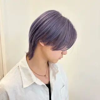 カラー メンズ HIKARI🐈⬛ レイヤー×デザインのヘアスタイル