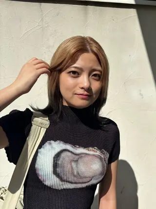 ミディアム カラー 🌙Ash中目黒 坪内沙月🌙のヘアスタイル