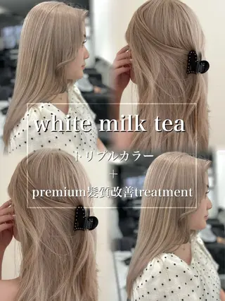 ロング カラー ヘアアレンジ 透明感💕今っぽ似合 わせ𝐍𝐨. 𝟏のヘアスタイル