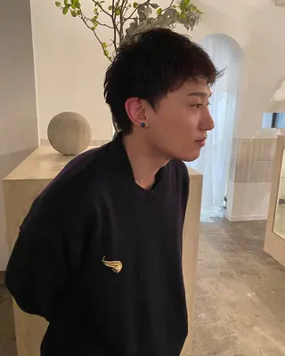 ショート メンズ 原 瑞希のヘアスタイル