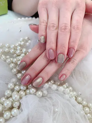 ネイル ネイルサロンAiri 長さ出し·シンプルのネイルデザイン