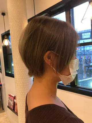 ショート SALOWIN 川越所属・髪質改善⭐️透明感 カラーノグチショウタのヘアスタイル