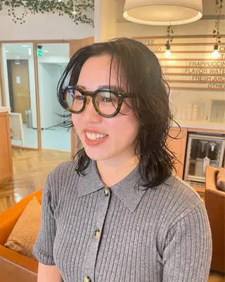 セミロング カラー Ogata Marinaのヘアスタイル