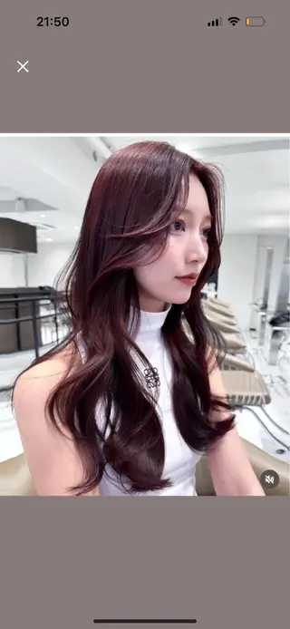 ロング 🎀 うる艶透明感 カラー / 錦糸町のヘアスタイル