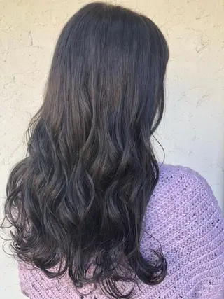 カラー シールエクステ/ ハイトーンカラーのヘアスタイル