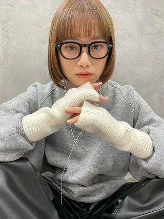 ショート くどうももか 浦和　ショート　ボブのヘアスタイル