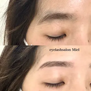 アイブロウ eyelashsalon Miel所属・eyelash salon Mielのマツエク・マツパデザイン