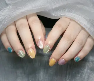 ミディアム 💕Dreamy KIYO💕のネイルデザイン