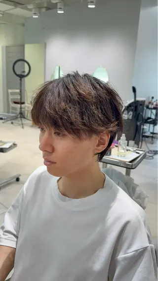 メンズ 髪質改善/透明感 カラー/メンズカットのヘアスタイル