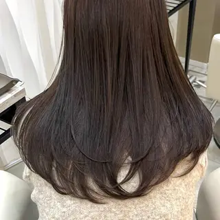 セミロング 🌈髪質改善特化🌈 縮毛矯正/原口純平のヘアスタイル