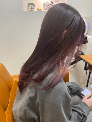 ロング カラー 【完全個室】髪質改善 暖色カラー/山崎唯奈のヘアスタイル