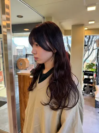 ミディアム カラー 伶風/ボブ/ ハッシュカットのヘアスタイル