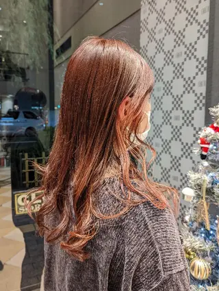 ロング カラー  知念　香トータル ビューティー🌷のヘアスタイル