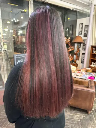 ロング カラー レイヤーカット/ カラー/長谷恵花のヘアスタイル