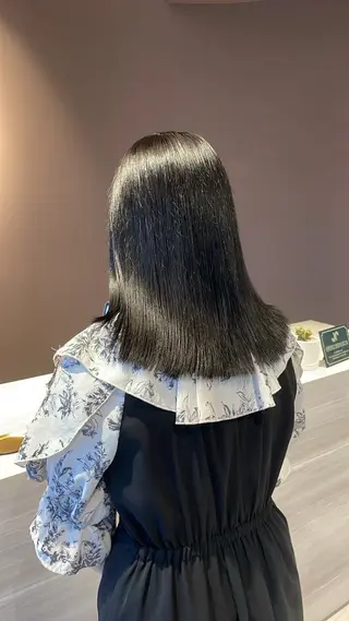 ミディアム 岐阜/各務原 スタイリスト🎀のヘアスタイル