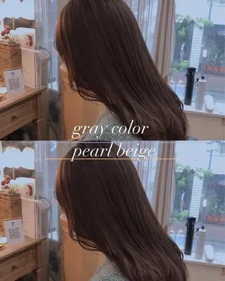 ロング ❤︎大人シック ベージュrihoのヘアスタイル