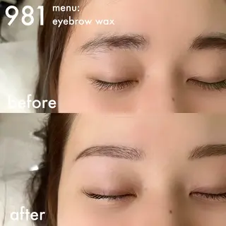 アイブロウ 981 KURUMIのマツエク・マツパデザイン