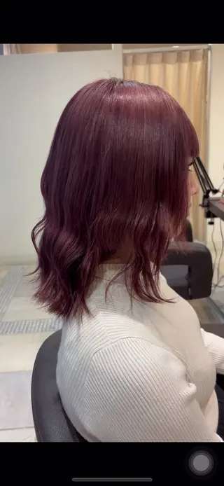 カラー 【暖色ハイトーン】 HARUNA🌼のヘアスタイル