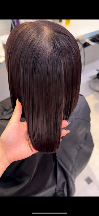 ミディアム カラー ♥️暖色カラ ー♥️由夏のヘアスタイル