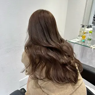 セミロング カラー ヘアアレンジ 透明感ラベンダー💗 SHOのヘアスタイル