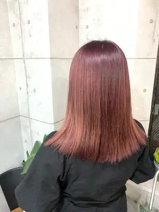 ミディアム カラー パーマ ヘアアレンジ メンズ キッズ ネイル マツエク・マツパ 韓国ボブ/髪質改善 ニュアンス特化RYOのヘアスタイル