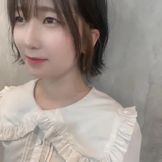 ショート カラー ヘアアレンジ stylist/蛯谷 珠里のヘアスタイル