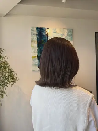 ミディアム カラー AKARI🌟ボブ/ ハイライト/似合わせのヘアスタイル