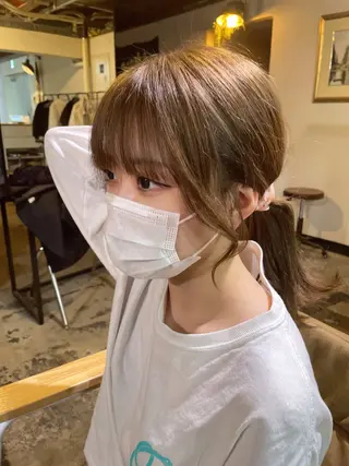 カラー La fith hair ray 札幌店所属・顔まわり/W カラー/リョウのヘアスタイル