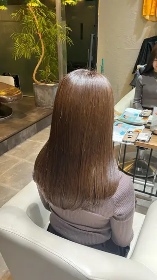 ロング カラー Glimpseあやね 🎀大濠のヘアスタイル