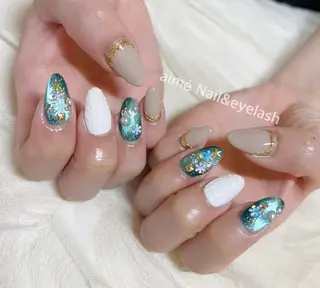 ネイル aime 中崎町のネイルデザイン