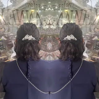 ショート ヘアアレンジ ☻モエカ/ハイトーン アレンジ☻のヘアスタイル