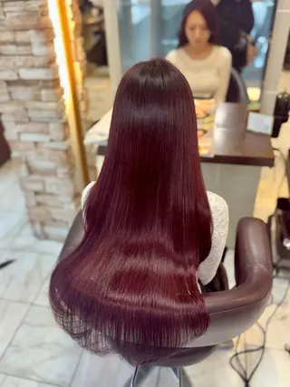 ロング カラー 🎀透明感カラー 🐈ナズナのヘアスタイル