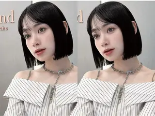 ミディアム 🫒オリーブカラー/ みづき/パーマ🤍のヘアスタイル