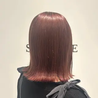 ミディアム 🍀髪質改善ツヤ カラー🩰さくらのヘアスタイル