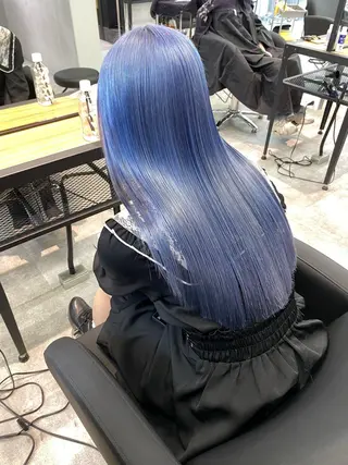 カラー DAO所属・anju/大阪/ ハイトーン/心斎橋のヘアスタイル